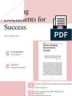 Dressing Documents For Success