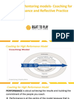 Coaching Models Coaching For High Performance