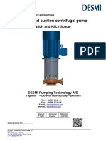 DESMI End Suction Centrifugal Pump: NSLH and NSLV Spacer