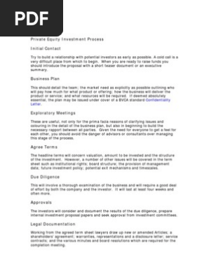 Investment Process