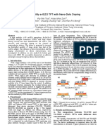 High Mobility a-IGZO TFT With Nano-Dots Doping