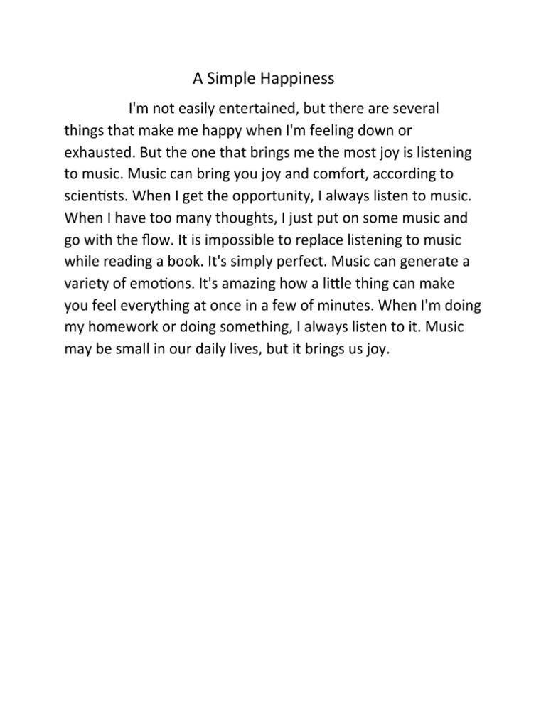 A Simple Happiness PDF