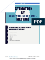 Long Wall-Short Wall Method (Estimation Up-To Plinth Level) PDF