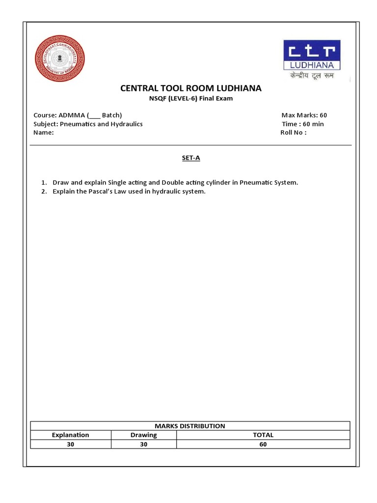 04 Pneumatics Hydraulics Practical Pdf