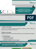 Clase s6 - Fisica Mov Parabolico