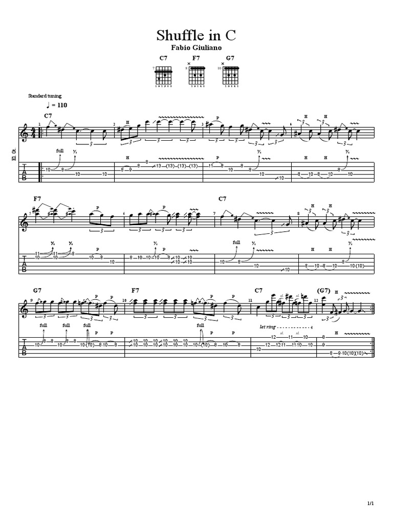 C Shuffle Patterns and Techniques | PDF
