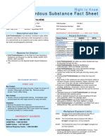 Hazardous Substance Fact Sheet: Right To Know