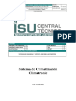 Diagrama Sistema de Climatización Climatronic