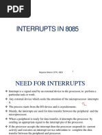 8085 Interrupts