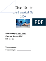 Computer Practical File