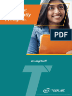 Toefl Stand Out Confident in English Poster