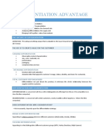 Differentiation Advantage