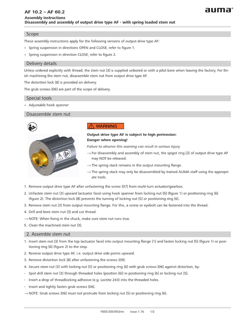 ML An Af2 Aus Und Einbau en | PDF | Screw | Nut (Hardware)