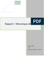 Rapport Fluide