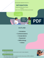 INTUBATION PROCEDURE SEMINAR