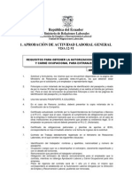 Tramite de Autorización Laboral 12-VI