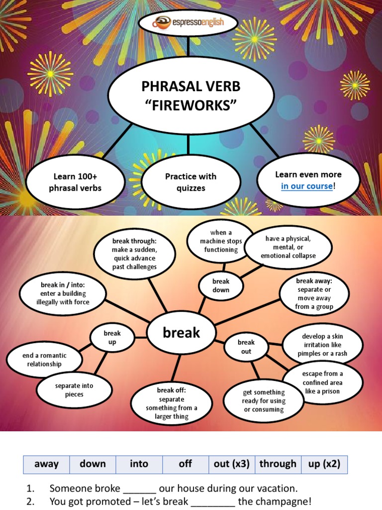 Phrasal Verb Fireworks | PDF