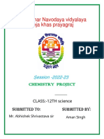 12th Chemistry Project PDF