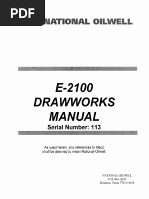 Ideco E-2100 Parts List-Ocr | PDF | Clutch | Valve