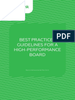 Best Practices Guidelines For A High-Performance Board-Last Modified Board of Directors 22-02-22