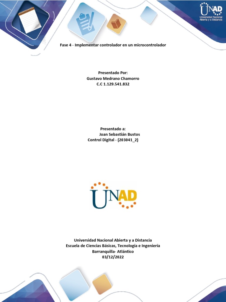 Control Digital Fase4 Unad Descargar Gratis Pdf Ingenieria