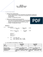 MAF 603 Test 1 Suggested Solution