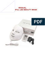 LED Face Mask Instruction Mnaual