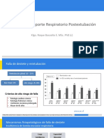 Clase - Terapias de Soporte Postextubación - DTV 2022