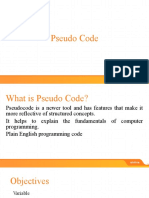Pseudo Code Slides