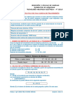 Cálculo cadena transmisión aire