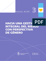 Hacia Una Gestion Integral Del Riesgo Con Perspectiva de Genero