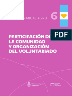 Participacion de La Comunidad y Organizacion Del Voluntariado