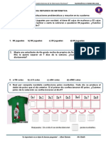 Ficha Refuerzo de Matematica Ejercicios Diversos