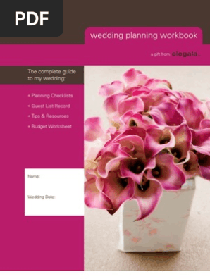 Wedding Planning Workbook