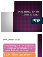 Evolution of Ssi Units in India