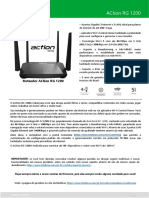 Datasheet ACtion RG 1200 - Ficha Técnica