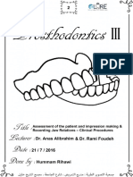 Prosthodontics 2