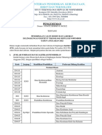 Pengumuman Penerimaan Calon Dosen Dan Laboran ITS 2022