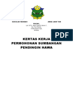 KERTAS KERJA PERMOHONAN PENDINGIN HAWA