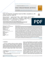 5 Facile Development of Graphene Based Air Filters Mounted On A 3D Printed Mask For COVID 19