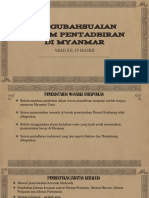 Perubahan Dalam Pentadbiran Myanmarr