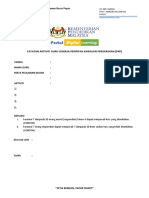 Catatan Aktiviti Guru Semasa Perintah Kawalan Pergerakan Kosong