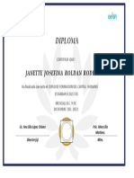 Diploma Janette