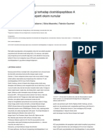 Dermatitis Kontak Alergi Terhadap Clostridiopeptidase A Dengan Penyebaran Seperti Eksim Numular