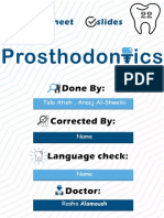 Impression Techniques for Removable Prosthodontics