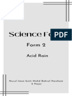 Science Folio Form 2 (Acid Rain)