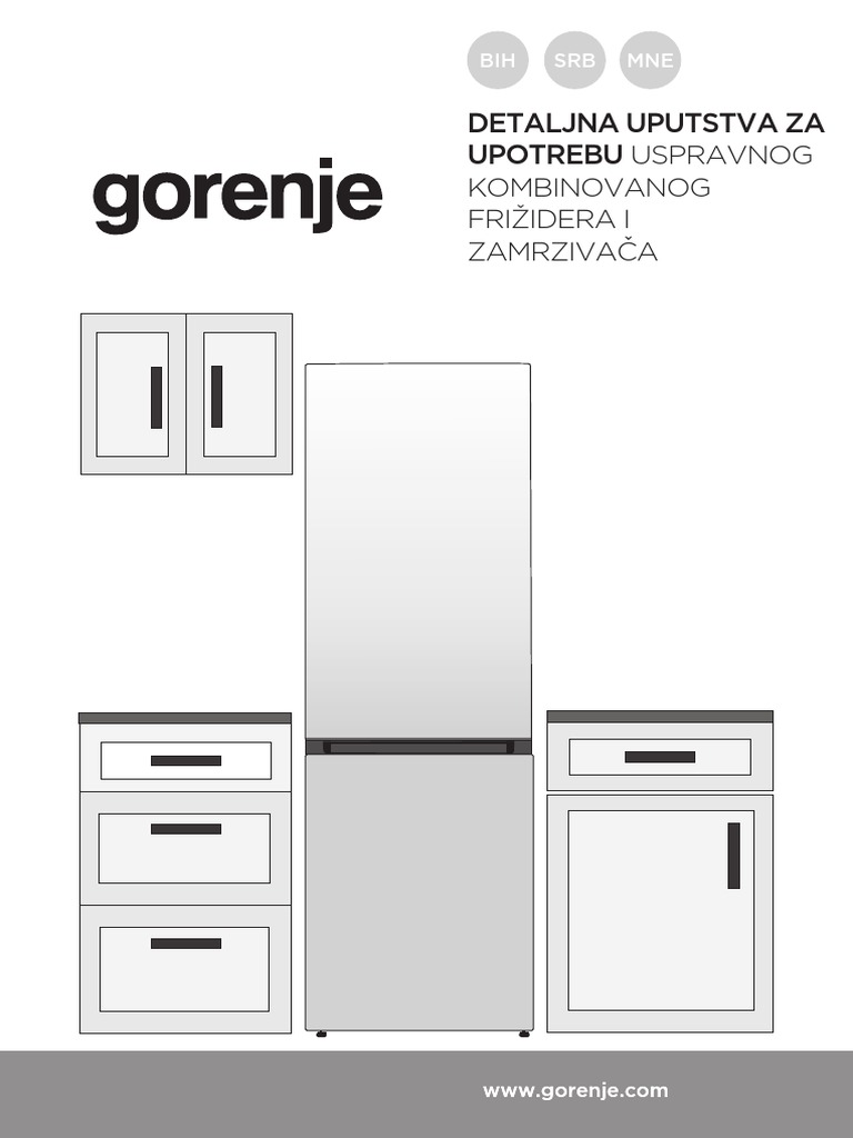 Gorenje Uputstvo PDF