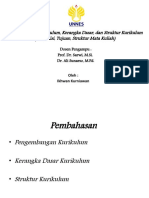 Pengembangan Kurikulum, Kerangka Dasar, Dan Struktur