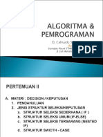 Algoritma Pemrograman II