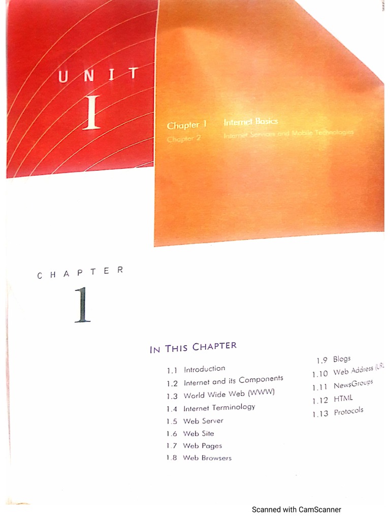 Unit - 1 Networking CH 1&2 | PDF